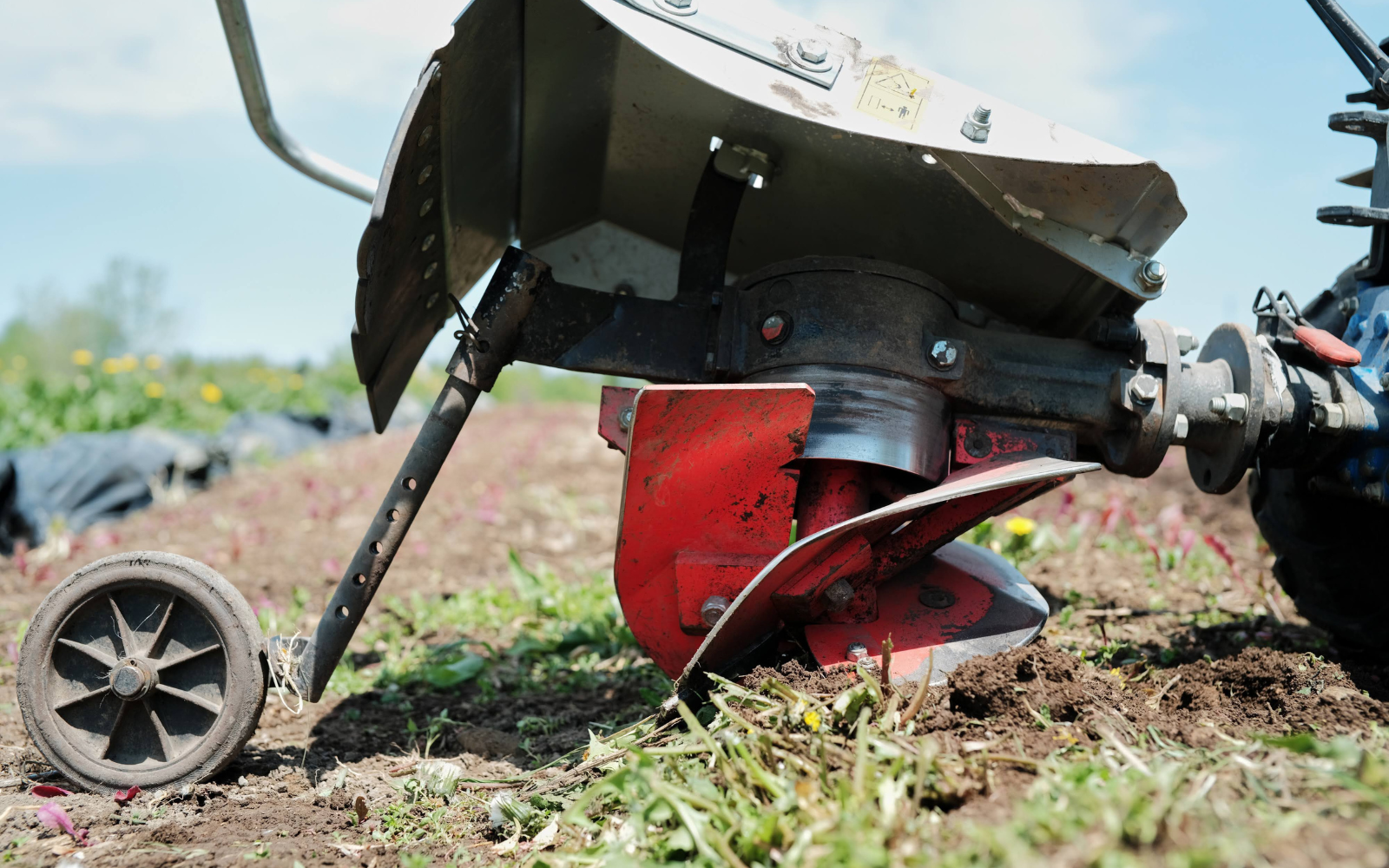 Opening Your Gardens With a Rotary Plow