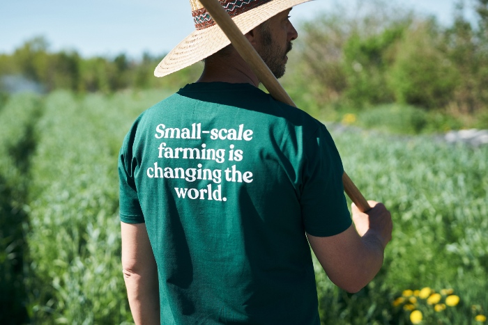 Growers & Co. designs and manufactures durable clothing specifically for the needs of farmers. / Credit : Alex Chabot